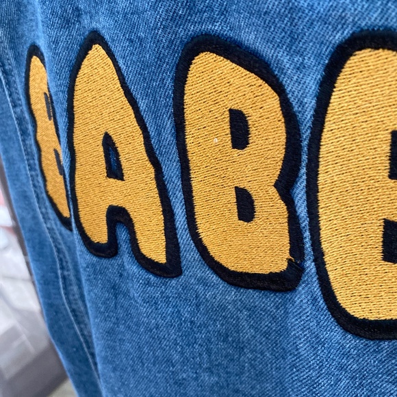 Samantha Sipos BABE Faux Fur Collar Denim Jacket  EUC - Picture 8 of 14